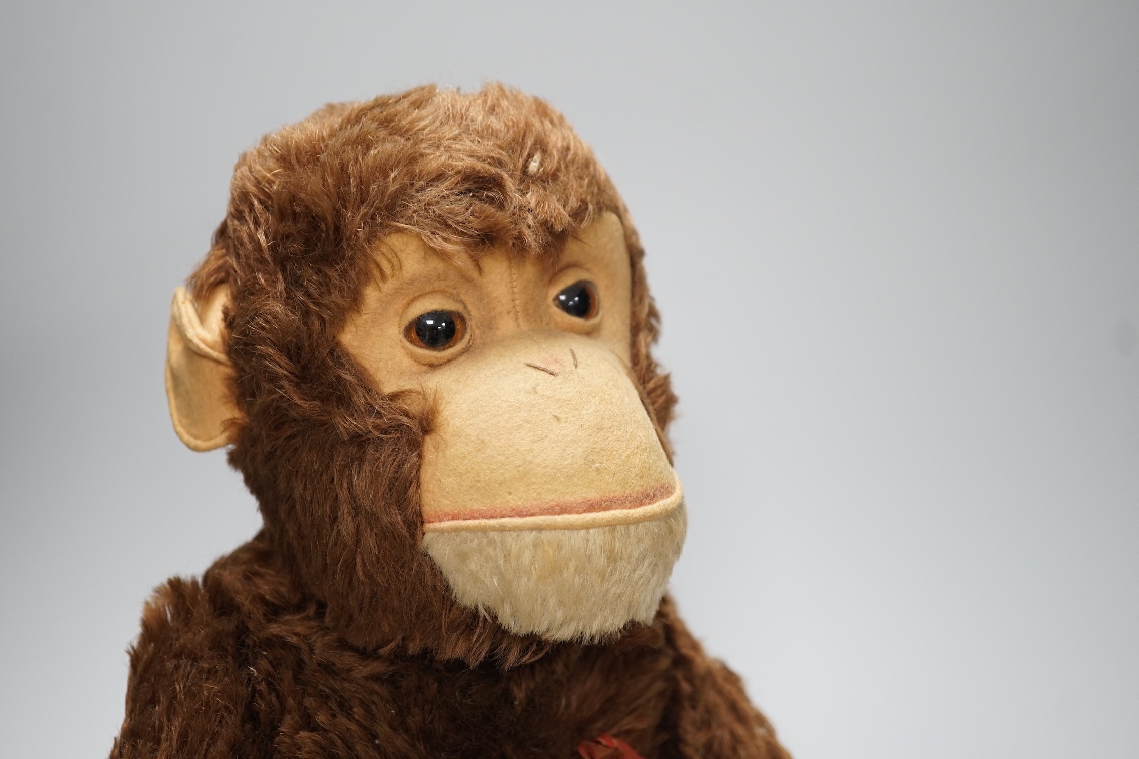 A Schuco 'Yes No' Tricky mohair monkey, 51cm